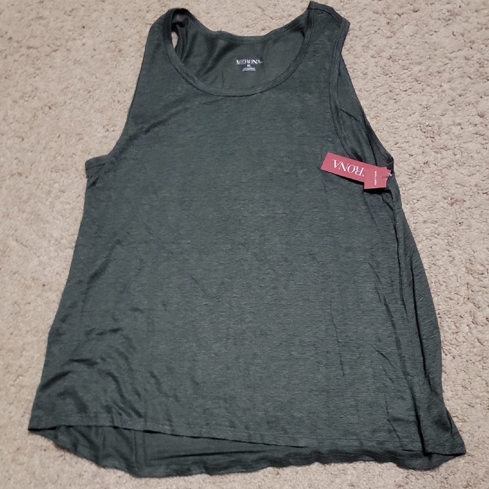 Merona Gray Relaxed Tank Top